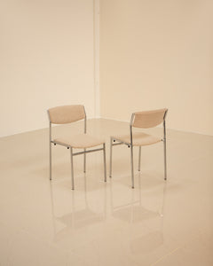 Paire de chaises par Gijs van der Sluis 60's