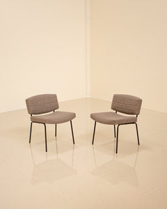 Paire de fauteuils "Conseil" par Pierre Guariche pour Meurop 60's