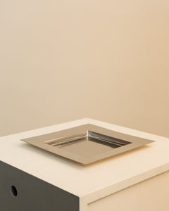 Metal tray by Mattia Pastorino for Cleto Munari 70's