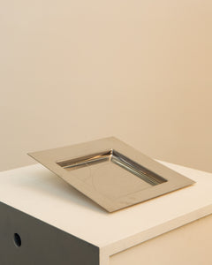 Metal tray by Mattia Pastorino for Cleto Munari 70's
