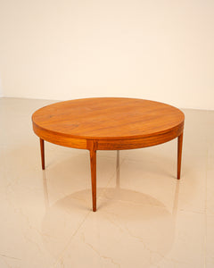 Teak coffee table by Ole Wanscher for AJ Iversen 60's
