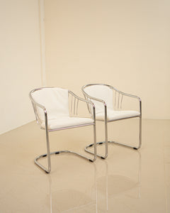 Paire de chaises par Gastone Rinaldi 70's/80's
