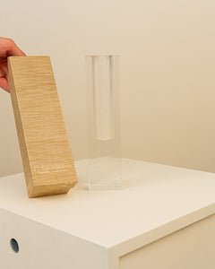 Vase en plexiglass par Luigi Massoni pour Guzzini 70's