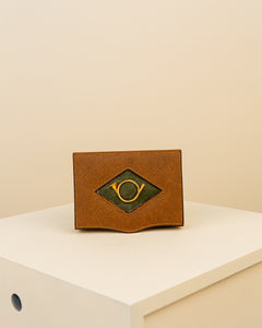 Brown leather box by Gucci 60's