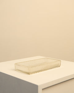 Rectangular crystal pocket tray 80's