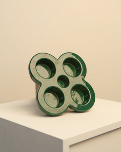 "Quadrifoglio" ceramic pocket tray by Il Picchio 60's