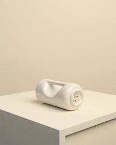 Pot en céramique blanc par Enzo Bioli pour Il Picchio Design 70's