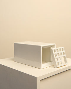Vase céramique vitrée "Ikebana" par Franco Bettonica pour Gabbianelli 60's