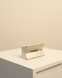 White "5B" ashtray by Carla Nencioni and Armando Moleri for Zani &amp; Zani 70's
