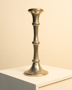 Large pewter candle holder by Giovanni Patrini 70's