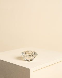 Transparent "Diamond" pocket tray by Flavio Poli 60's