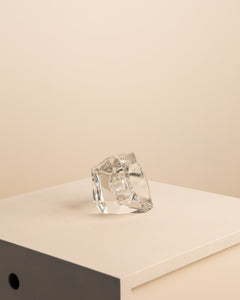 Cendrier en cristal de forme libre par Daum 60's