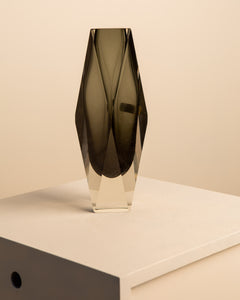 Crystal bottle vase by Laura Griziotti for Arnolfo di Cambio 70's