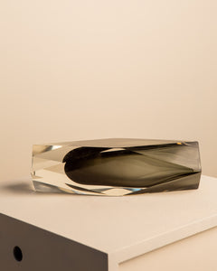Crystal bottle vase by Laura Griziotti for Arnolfo di Cambio 70's