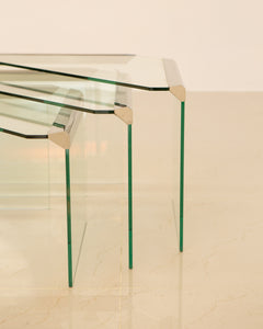 Nesting tables by Pierangelo Gallotti for Gallotti &amp; Radice 70's