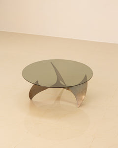 "Propeller" circular coffee table by Knut Hesterberg 60's