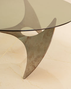 "Propeller" circular coffee table by Knut Hesterberg 60's