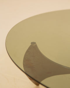 Table basse circulaire "Propeller" par Knut Hesterberg 60's